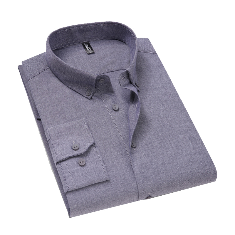 Handsome Gentleman Groom Wedding Square Collar Regular Fit Long Sleeve 100% Cotton Dress Tuxedo Shirt Wihte Gray Blue Navy